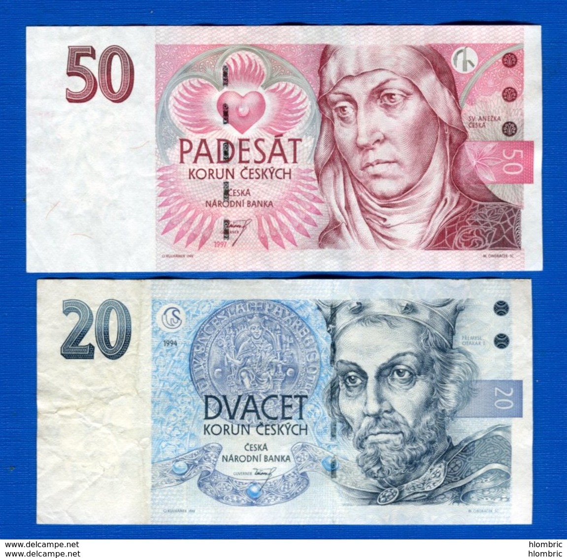 Czech Republic 50 Korun Banknote UNC 1997 P-17 Europe Paper Money